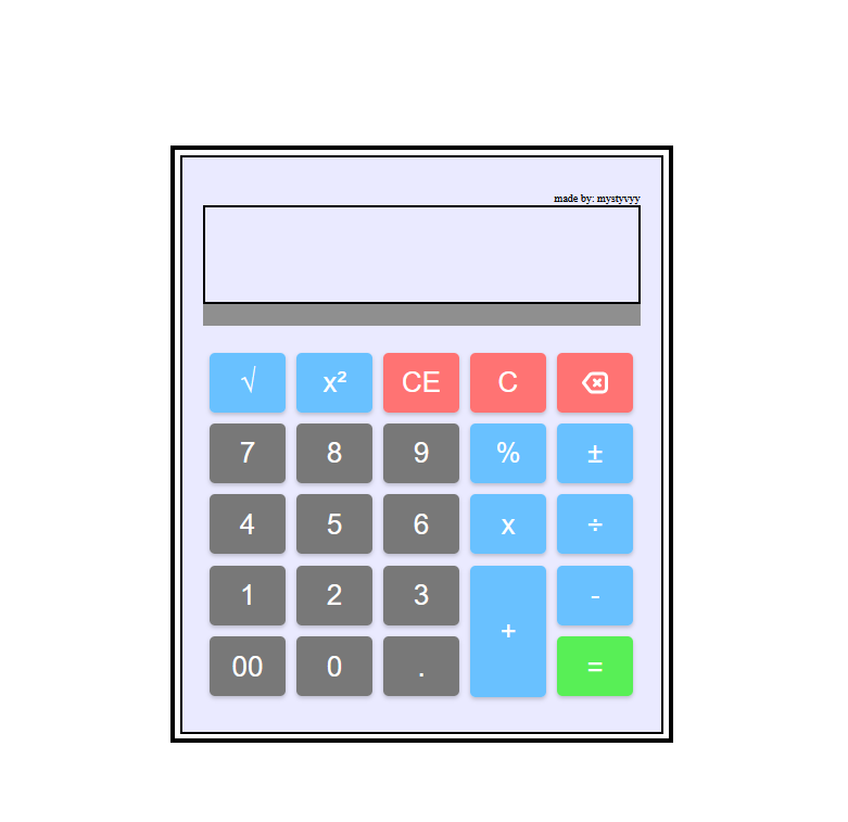 Web Calculator screenshot 1